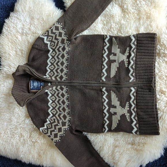 Bluenotes Denim Co Zip Cardigan Sweater - Picture 3 of 10